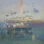Fred Cuming RA, Fowey Harbour from the Balcony, 2009