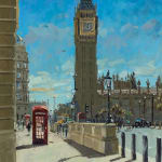 Nick Grove RSMA, Whitehall Towards The Cenotaph