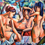 Hennie Niemann Jnr, Nude with Poinsettia