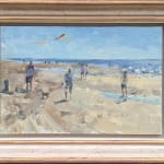 Sarah Manolescue ROI, Kites and Dogs, West Wittering