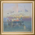 Fred Cuming RA, Fowey Harbour from the Balcony, 2009
