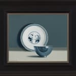 Tony de Wolf, Chinese Vase, Blue Bowl with Mandarins