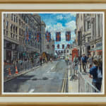 Nick Grove RSMA, Whitehall Towards The Cenotaph