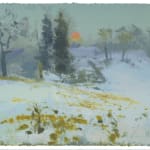 Fred Cuming RA, Winter Landscape, Willows Edition 6 of 75, 2009