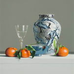 Tony de Wolf, Chinese Vase, Blue Bowl with Mandarins