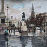 Nick Grove ARSMA, Trafalgar Square from the Mall