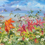 James Harrigan, Sea Garden, Ailsa Craig on the Horizon