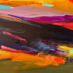 Rebecca Klementovich, Triptych Interior Life of Mt. Washington, 48 x 85