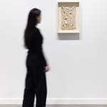 Mire Lee, Untitled (flat burlap piece with many holes) #1, 2023