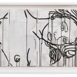 Ghada Amer, Homage à Tut in Black and White, 2021
