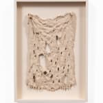 Mire Lee, Untitled (flat burlap piece with many holes) #1, 2023