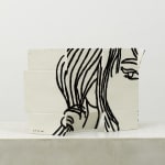 Ghada Amer, Suzy Playing, 2022