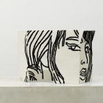 Ghada Amer, Suzy Playing, 2022