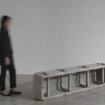 Mire Lee, Horizontal Forms; Carriers bench, 2022