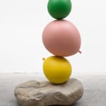 Gimhongsok, Untitled (Short People) Light Blue, Blue, Green, Gold, Silver, 2018