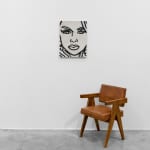 Ghada Amer, Homage à Tut in Black and White, 2021