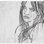 Ghada Amer, Suzy Playing, 2022