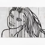Ghada Amer, Homage à Tut in Black and White, 2021