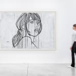 Ghada Amer, Suzy Playing, 2022