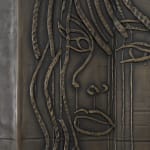 Ghada Amer, Homage à Tut in Black and White, 2021