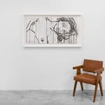 Ghada Amer, Homage à Tut in Black and White, 2021
