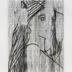 Ghada Amer, Suzy Playing, 2022