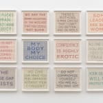 Ghada Amer, Suzy Playing, 2022