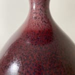 Anna Silverton, Porcelain Vase, Textures in Burgundy, 2023