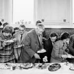 Martin Parr, Three local chapels combine to have an outdoor service, West Vale Park Halifax, England, 1978