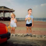 Martin Parr, Three local chapels combine to have an outdoor service, West Vale Park Halifax, England, 1978