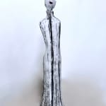 Corinna Button, Artist, Circulating I, Sculpture, Grey, White, Red, Women, Figurative, Essex Chelmsford Art Gallery, Turner Art Perspective