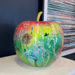 Kirstie Paints, Artist, Graffiti Apple, Spray paint, colour, Turner Art Perspective, Essex Chelmsford Art Gallery