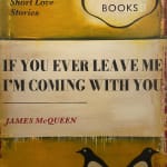 Yellow classic Penguin book cover - If You Ever Leave Me I'm Coming With You