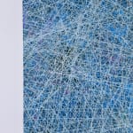 Albert Froling, Artist, Everytime We Say Goodbye, 2023, Mixed Media on Canvas, Blue, Abstract, Turner Art Perspective, Essex Art Gallery