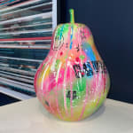 Kirstie Paints, Artist, Small Pear, Colour, Spray Paint, Graffiti, Turner Art Perspective, Essex Chelmsford Art Gallery