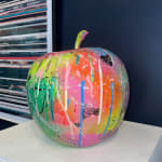 Kirstie Paints, Artist, Graffiti Apple, Spray paint, colour, Turner Art Perspective, Essex Chelmsford Art Gallery