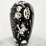 Dan Baldwin, Artist, Earthenware Black II, Pots, Vase, Essex, Chelmsford Art Gallery, Turner Art Perspective