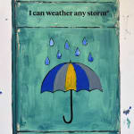 Mr Controversial, Artist, A Guide To Resilience (Aqua), Original, Turner Art Perspective, Essex Chelmsford Art Gallery