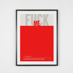 Mr Controversial, artist, Fuck Me Is It Friday Yet, diamond dust silkscreen, Turner art perspective gallery