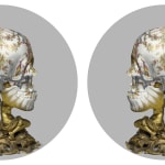 Male & female skulls