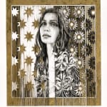 Mister, Artist, Juliet X, artwork, Gold, Drawing, Gold leaf, Turner Art Perspective, Essex Chelmsford Art Gallery