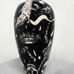 Dan Baldwin, Artist, Earthenware Black II, Pots, Vase, Essex, Chelmsford Art Gallery, Turner Art Perspective