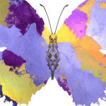 Cassandra Yap, Artist, Serendipity 2, Butterfly, Purple, Gold, Turner Art Perspective, Essex Chelmsford Art Gallery