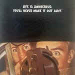 Mr Controversial, Life Is Dangerous You'll Never Make It Out Alive (Book), Original book, oil, silkscreen, Turner Art Perspective, Essex Chelmsford Art Gallery