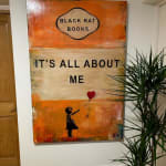 James McQueen Artist It's All About Me Original painting on canvas Turner Art Perspective Chelmsford Art Gallery Essex