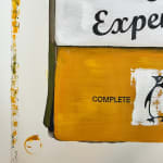 James Mcqueen, Artist, Happiness Is Expensive, Yellow Penguin Book, 2020, Turner Art Perspective Gallery