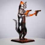 Maxim, Artist, The Prodigy, Nectar Rebel Cat, Sculpture, Turner Art Perspective Gallery