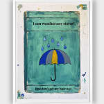 Mr Controversial, Artist, A Guide To Resilience (Aqua), Original, Turner Art Perspective, Essex Chelmsford Art Gallery