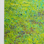 Albert Froling, Artist, How We Do, 2023, Mixed Media on Canvas, Green, Abstract, Turner Art Perspective, Essex Art Gallery