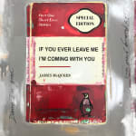 James McQueen Unique Red If You Ever Leave Me I'm Coming With You Penguin Books